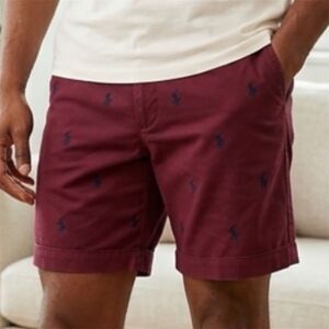 Polo Ralph Lauren Shorts Mens Plus Sz 50 Classic Pony Embroidered Nantucket Red